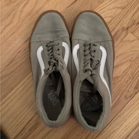 Vans Men's Old Skool Olive Green - Picture 1 of 5